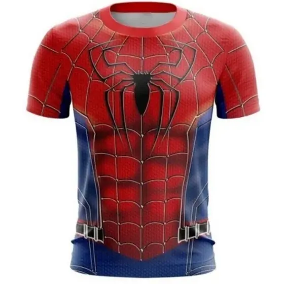 Camiseta/Camiseta Homem Aranha dryfit 3d Treino  Super Herois Crianças e Adultos