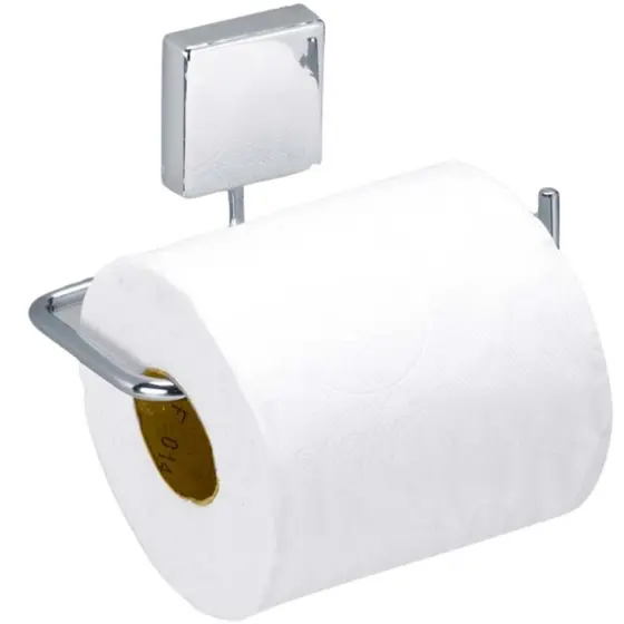 Suporte Papeleira Porta Papel Higiênico Fixação por Parafusos Design Moderno Cromado Arthi