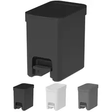Lixeira Trium Banheiro Cozinha Banheiro Escritorio Consultorio Com Pedal 6 Litros Cesto Removivel