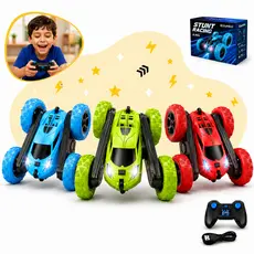 Carrinho De Controle Remoto 4x4 Pirueta Giro 360º Brinquedo Recarregável Maluco Com Luzes Kizumba