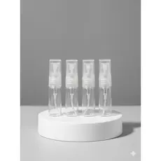 20 Flaconetes de vidro 3ml para amostra de perfume c borrifador plástico, envio rápido