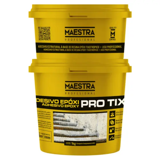 Adesivo Estrutural Chumbador Epóxi Bicomponente 1kg