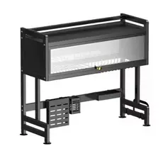 Escorredor de Louça Organizador Pia Suporte Porta Metal Inox