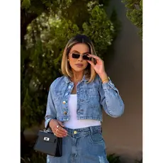 Jaqueta Jeans Feminina Linha Premium 8144