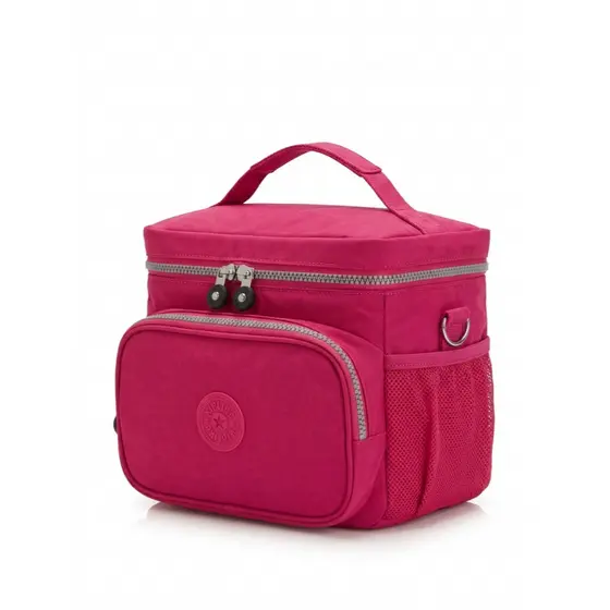 Bolsa térmica decorada e necessaire feminina