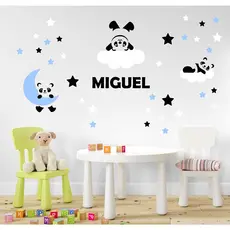 Adesivos de parede infantil Panda Decoração de quarto