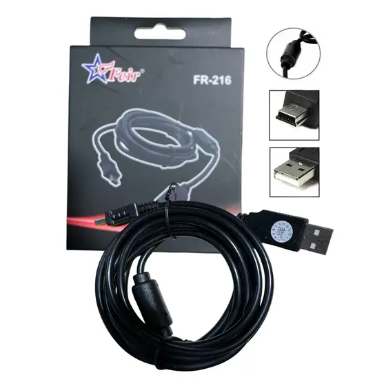 Cabo Usb Carregador Para Controle De Ps3 com 2 metros