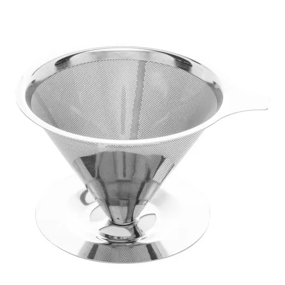 Filtro para café de aço inox grande 103 para garrafa térmica de cafe de cozinha Lyor - porta filtros de alumínio coador