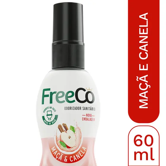 Bloqueador de Odores Sanitários FreeCô Maçã e Canela – 60ml