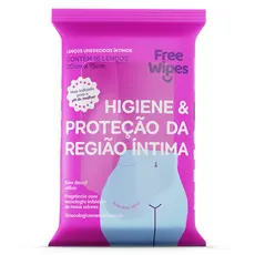 Lenço Umedecido Higiene Íntima Feminina Free Wipes – Cuidado e Proteção