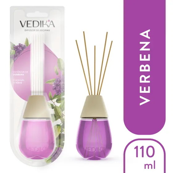 Difusor de Aromas Vedika Verbena – Frescor Silvestre e Alegria (110ml)