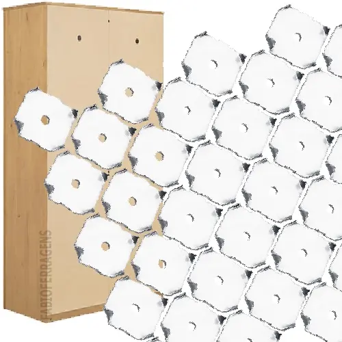 Fixador Para Fundo De Moveis Guarda Roupas Comoda Armario Reforçado