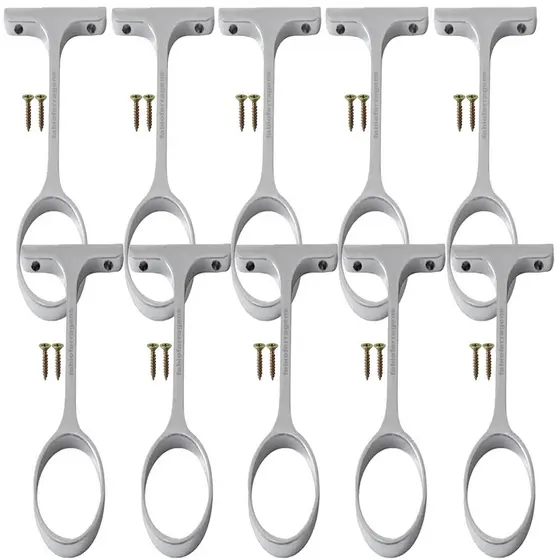 Suporte Central Para Guarda Roupas Tubo Cabideiro Redondo Cromado Reforçado