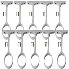 Suporte Central Para Guarda Roupas Tubo Cabideiro Redondo Cromado Reforçado
