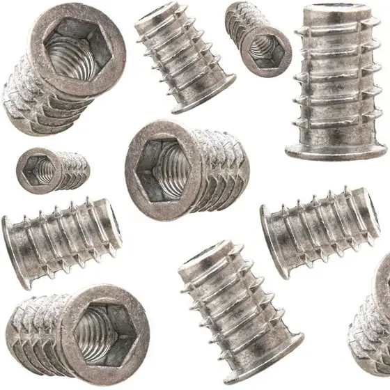 Bucha Americana Para Madeira Moveis 5/16 x 19mm Armario Cama Cadeira