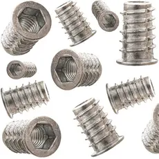 Bucha Americana Para Madeira Moveis 5/16 x 19mm Armario Cama Cadeira