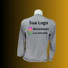 Camiseta Personalizada Manga Longa
