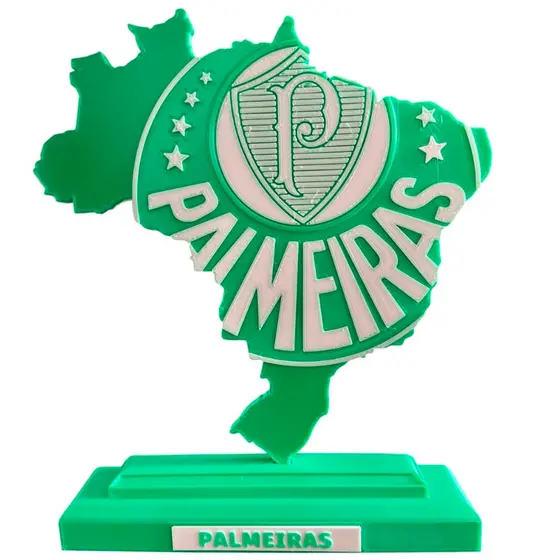 Troféu Exclusivo do Palmeiras Impressão em 3D Celebre a Paixão Verde com Estilo!