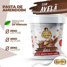 Pasta De Amendoim Sabor Avelã Fitness Zero Açucar