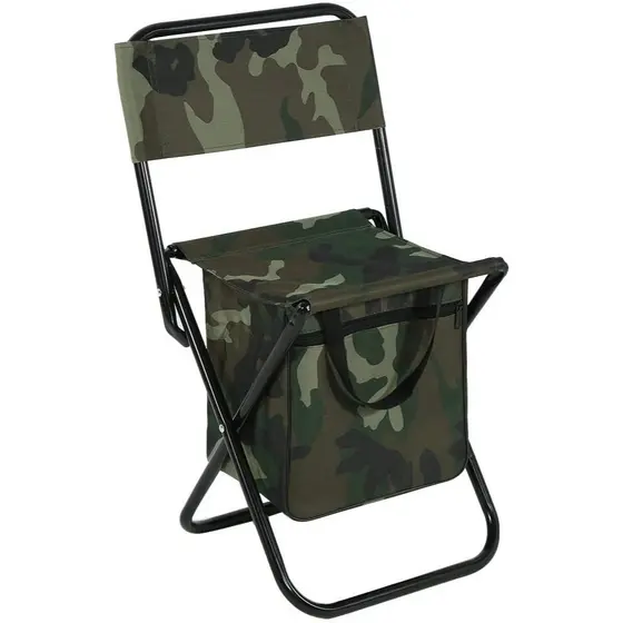 Cadeira Mochila De Pesca Camping Dobrável Bolsa