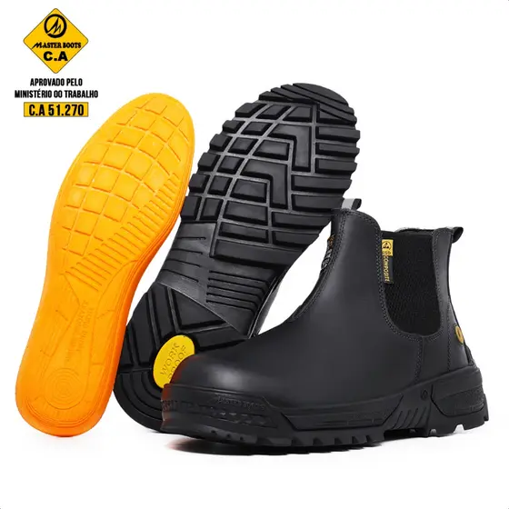 Coturno Bota Epi Segurança Com C.a Em Composite Anti Perfuro