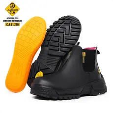 Coturno Bota Epi Segurança Com C.a Em Composite Anti Perfuro Feminina