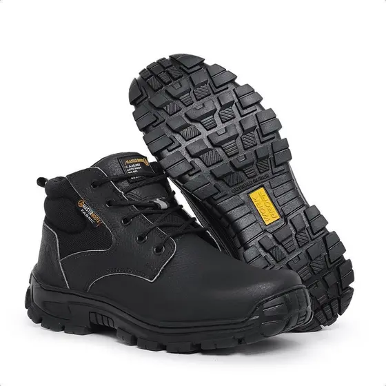 Bota Para Trabalho Empresa Com CA Bico PVC Segurança MasterBoots
