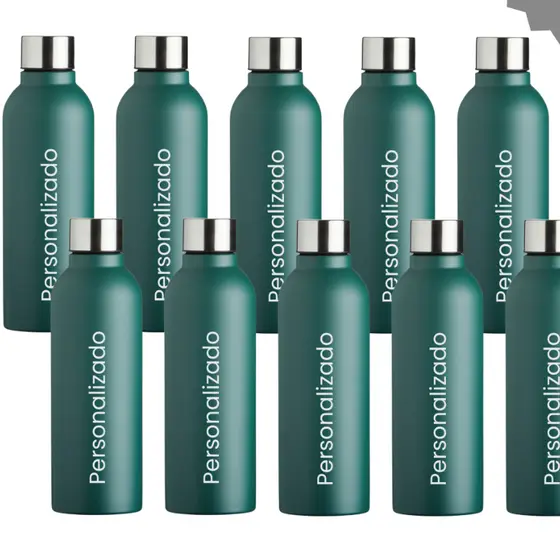 Kit 60 Garrafas Personalizadas 800ml Inox personalizado luxo, famosa, times, nome, festas, presentes, aniversário, amigo