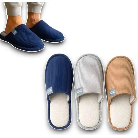 Pantufa Chinelo Masculino Adulto Quente Fashion Solado Reforçado 38 a 42
