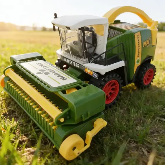 Brinquedo Divertido a Frição Colhetadeira Trator Harvesters Max 30cm