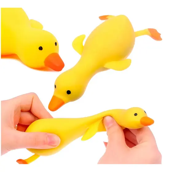 Flofy Patinho Feliz Estica Apertar Squish Fidget Toy Dm Toys