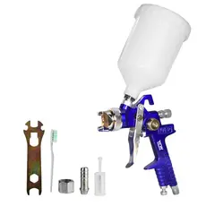 Pistola De Pintura Automotiva Profissional Bico 1.4 600 Ml Hvlp 827