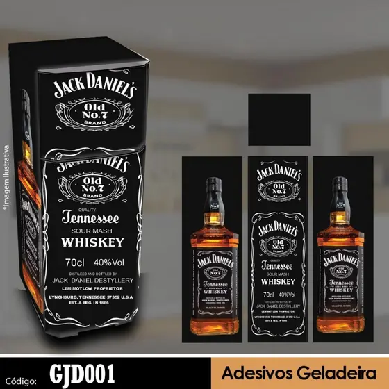 Adesivo para Envelopamento de Geladeira – Vinil Lavável, Prova d’Água e Fácil Aplicação Simples ou Duplex | Drinks