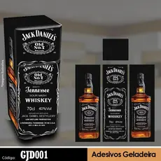 Adesivo para Envelopamento de Geladeira – Vinil Lavável, Prova d’Água e Fácil Aplicação Simples ou Duplex | Drinks