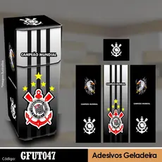 Adesivo para Envelopamento de Geladeira – Vinil Lavável, Prova d’Água e Fácil Aplicação Simples ou Duplex | Futebol
