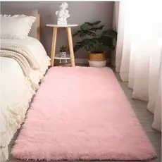 Tapete De Quarto Felpudo Peludo 0,55 X 1,00 Costa Oro