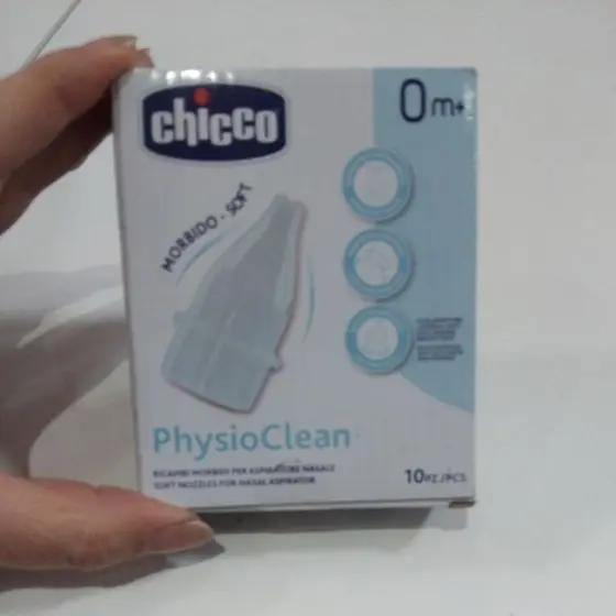 Refil Para Aspirador Nasal Physioclean Chicco com 10 unidades