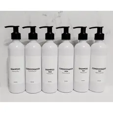 Frasco Branco Para Banheiro Diversos Rótulos 240ML