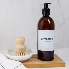Frasco Âmbar Para Detergente 500ML