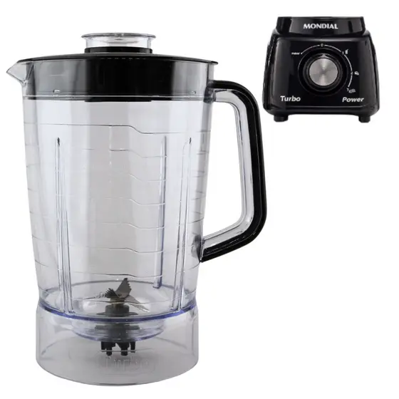 Copo Liquidificador Mondial Turbo Power Sangel L 99 Fb Preto