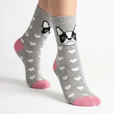 Meia Infantil Menina  Cano Médio Personagem Animais Algodão Confortável Moda Casual  Escola