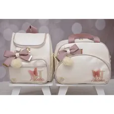 Kit Bolsa Maternidade Personalizado Luxo 2 Peças Mala + Mochila Multifuncional Térmico Impermeável