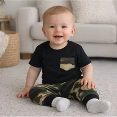 Conjunto Camuflado Menino