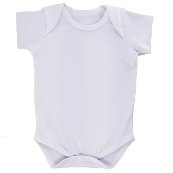 Body Bebê Branco Malha Algodão