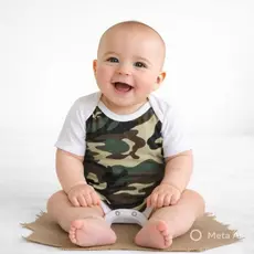 Bodie Camuflado Bebês Menino Meninas