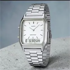 [280] Relógio Feminino Digital Analogico MINI pulseira aço lindo pequeno