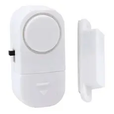 Alarme Sonoro Contra Invasão Porta Janela Sem Fios + Bateria