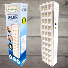 Luminaria Lâmpada De Emergência 30 Leds Bivolt Segurança