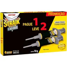 2 Straik Gel Mata Elimina Baratas Isca Eficaz Seringa 10g Dexter