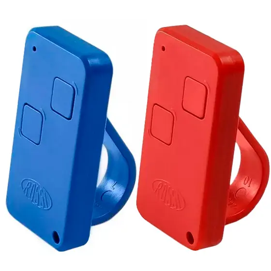 2 Controle Remoto 2 Canais Portão Rossi Ntx 433mhz Dz Nano Atto Dz3 Dz4 Bv Nano com Clip de Fixação